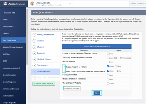 authorizations